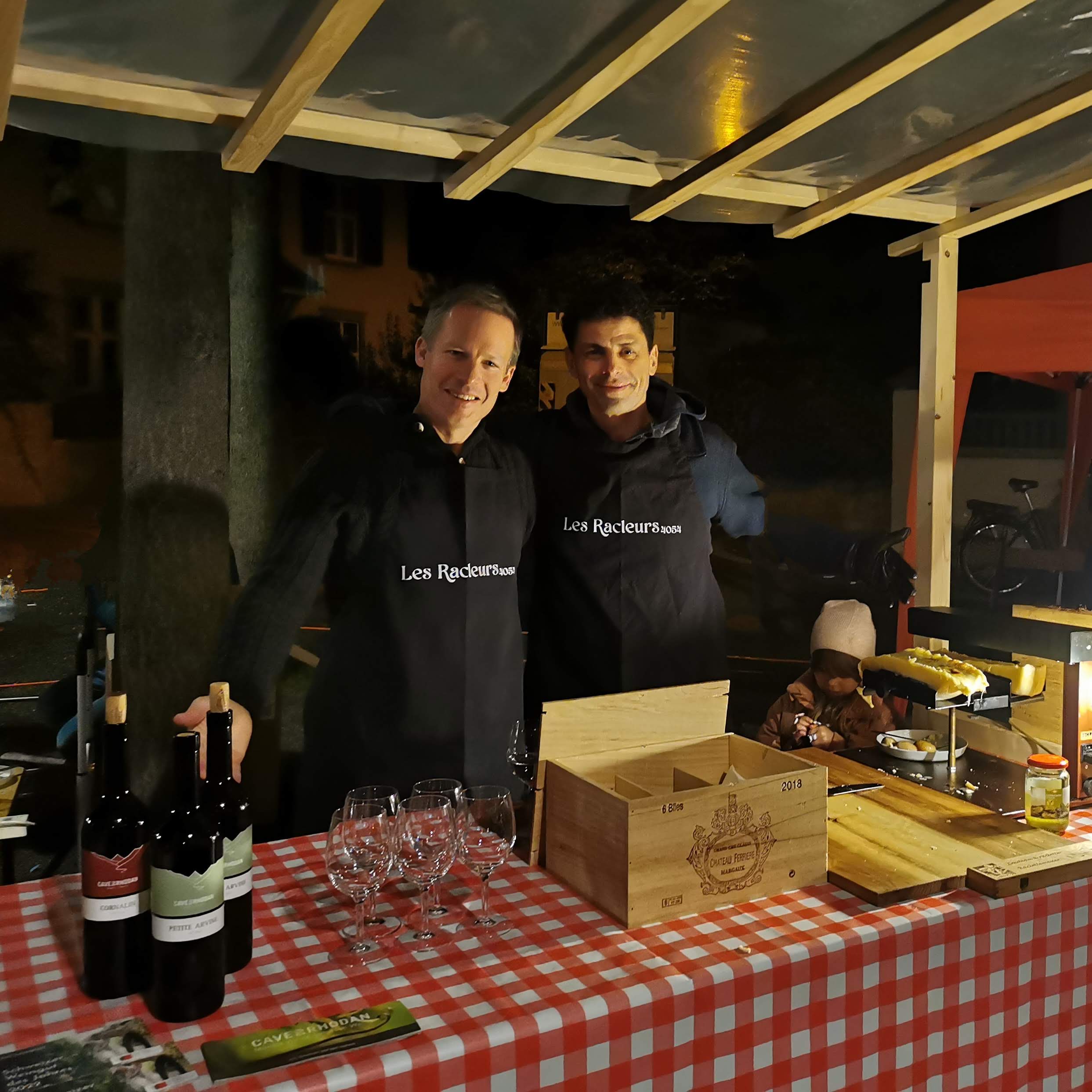 Les racleurs en action